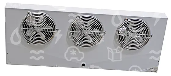 výparník ECO - Luvata EVS-181CTF (0494), 1.70 kW (dT 8 st., R404A), s odtáváním, Kataforézní povrchová úprava